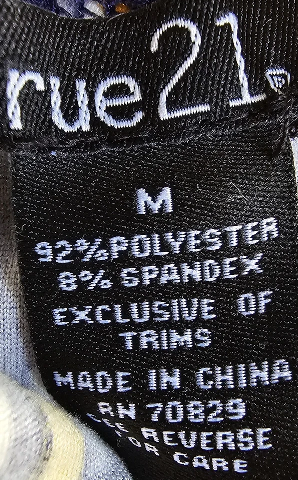 Falda Mujer Rue 21 Talla M Mediana Amarilla Negra Blanca Rayas Foto 2 de 4