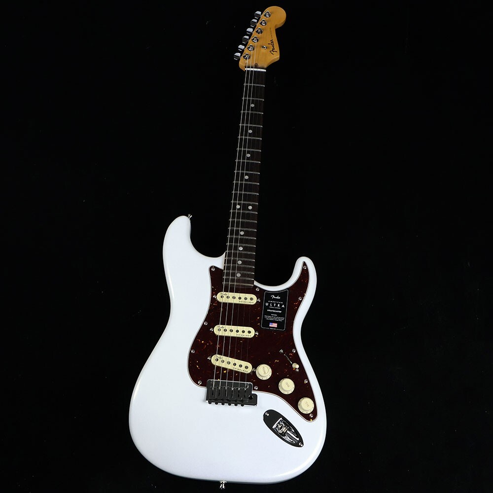 Fender American Ultra Stratocaster Electric Guitar Arctic Pearl