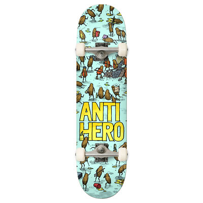 ANTI HERO デッキ Anti Hero Skateboard Complete Roached Out Blue 7.75