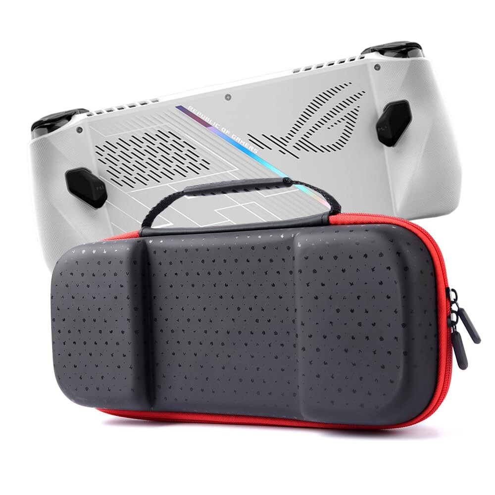 Custodia Rigida Da Viaggio Per ROG Ally X (2024) / Ally (2023) / MSI Claw – Con Supporto E Tasche Porta Accessori (NERA) - 3