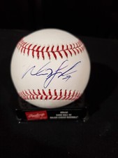 CHICAGO WHITE SOX MICAH JOHNSON SIGNED BASEBALL DODGERS, BRAVES MLB COA