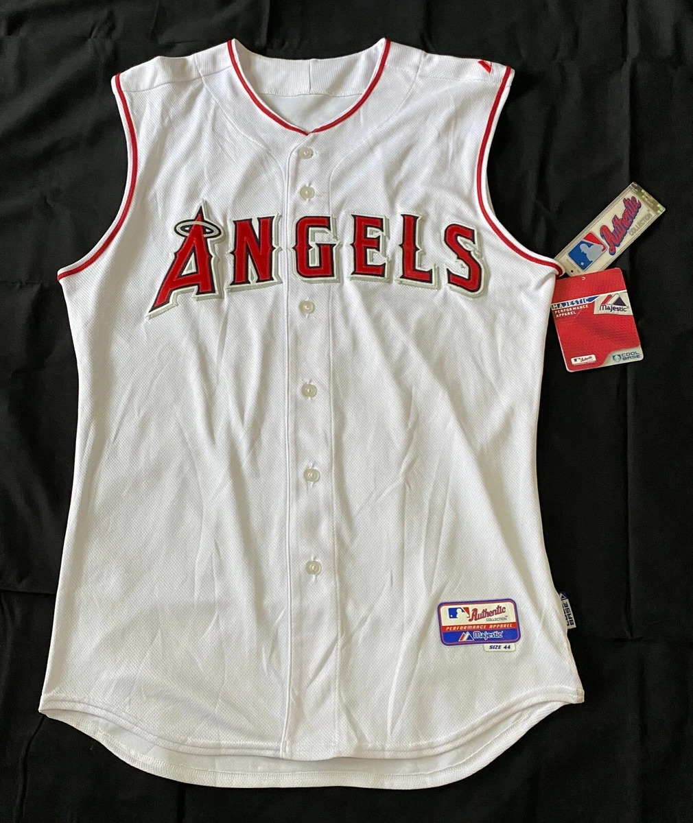 Vintage RARE Majestic MLB Anaheim Angels Men's Sleeveless Jersey Size 44.