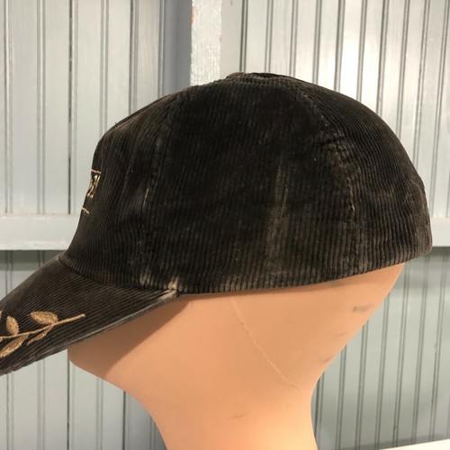 Showboat Casino Atlantic City Beat Up Black Corduroy Snapback Baseball Cap Hat - Picture 4 of 8