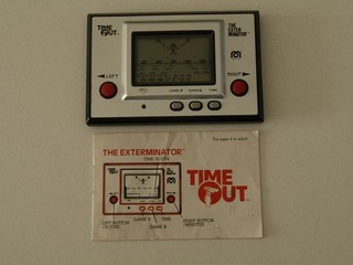 Black Variation MEGO Time OUT 1980 Nintendo EXTERMINATOR Game & Watch ELECTRONIC