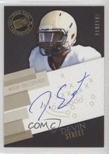 2014 Press Pass Signings Gold X's & O's 119/199 Devin Street #PPS-DS Auto 0af