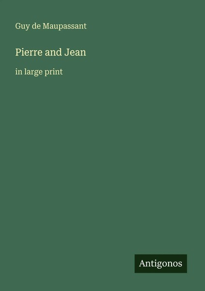 Guy De Maupassant | Pierre And Jean | Taschenbuch | Englisch (2025)-image