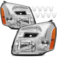 Headlight Assembly Fit For 2005 2006 2007 2008 2009 Chevy Equinox SUV, 1x Pai...