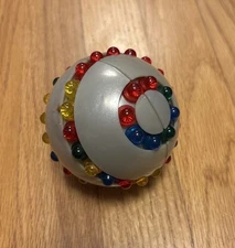 The Orb Parker Brothers Vintage 1982 Puzzle Ball Silver Sphere Toy Twist Teaser