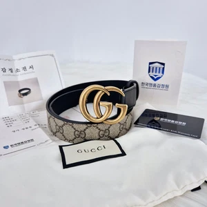 Ceinture homme Gucci GG Marmont noire 80 121841978