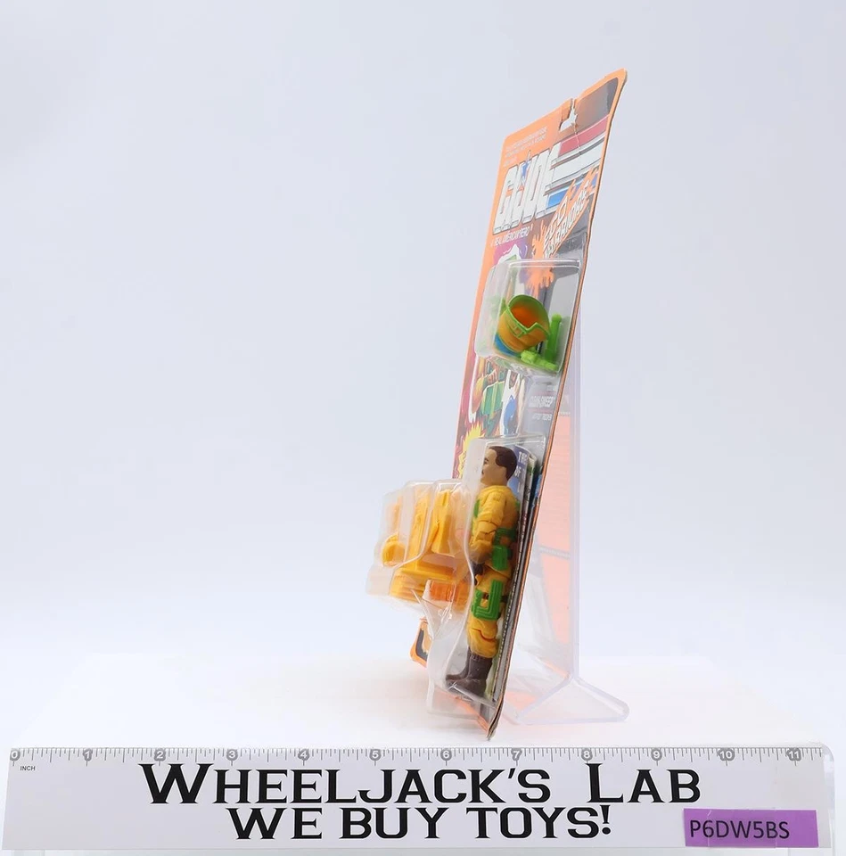 Figura de acción de colección Hasbro Clean-Sweep GI Joe Eco Warriors 1990 MOSC SELLADA NUEVA Foto 3 de 4