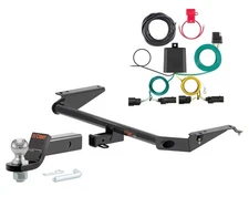 Curt Class 3 Trailer Hitch Tow Package w/ 2" Loaded Ball for Chrysler Pacifica