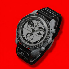 Swatch x Omega MoonSwatch Mission to the EarthPhase Bioceramic Unisex Watch