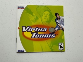 Virtua Tennis (Sega Dreamcast, 2000) CIC w/Manual VF-NM Excellent Tested!!