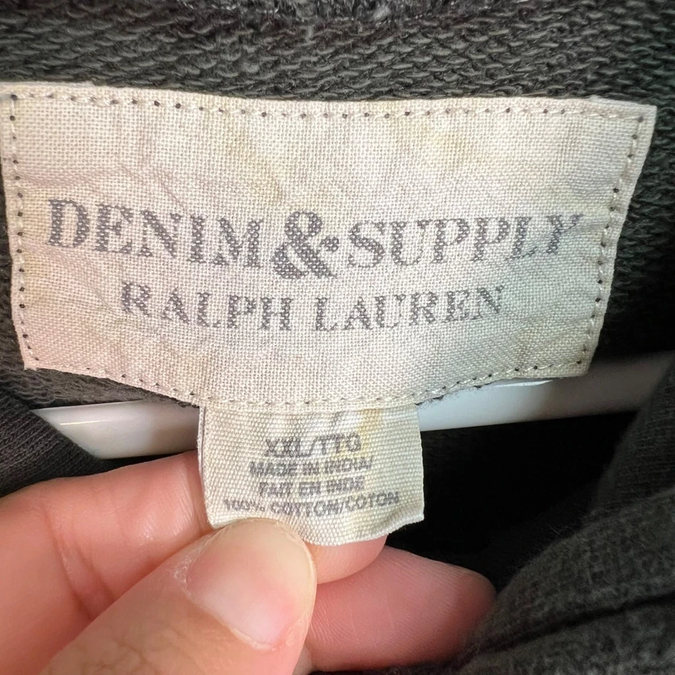 Denim & Supply Ralph Lauren Bandera Americana Sudadera con Capucha Para Hombre Talla 2XL Algodón Foto 3 de 4