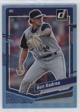 2023 Panini Donruss Holo Carolina Blue Ben Kudrna #132 2qw