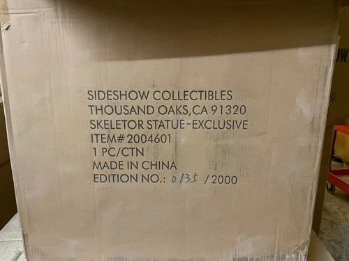 SIDESHOW - Estatua exclusiva de Skeletor - Artículo #2004601 - Remitente SELLADO