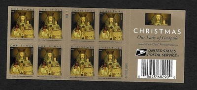 USA Forever 2020: Christmas, our Lady of Guaplulo, 20 1st class stamps, mnh