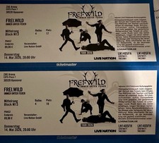 2x Frei.Wild Konzert Hannover 14.05.2026 Original Tickets Freiwild
