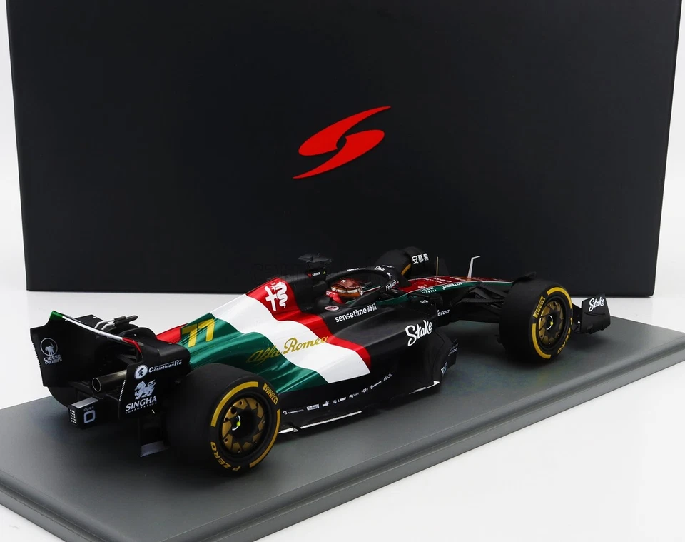 MODELLINO AUTO F1 STATICO SPARK ALFA ROMEO C43 #77 ITALIA GP 2023 BOTTAS 1/18 - Immagine 2 di 4
