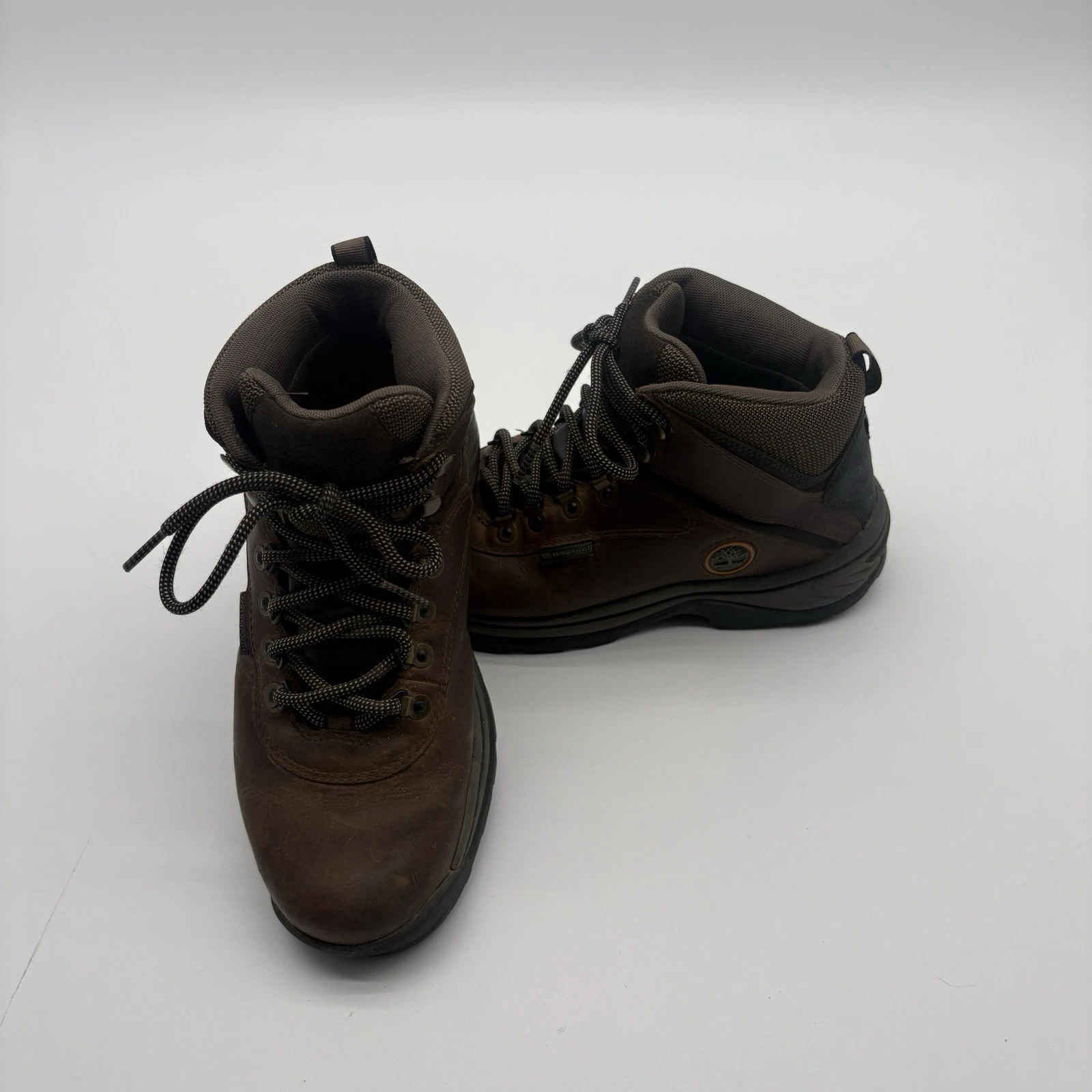 Timberland White Ledge Mid Waterproof Men's Hiking Boots 12135 Brown Size 7.5