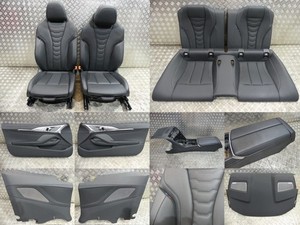 BMW G15 INDIVIDUAL Lederausstattung Sitze Seats BELÜFTUNG Merino Nachtblau 32km
