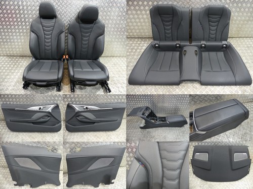 BMW G15 INDIVIDUAL Lederausstattung Sitze Seats BELÜFTUNG Merino Nachtblau 32km