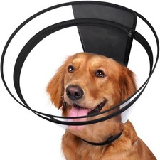 Dog Cone, Transparent Recovery Collar for Large Dogs, E Collar After Surgery ...