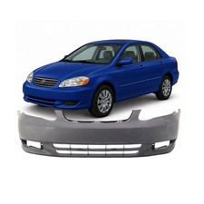 Bumper Cover Fascia For 2003-2004 Toyota Corolla Ce Le 5211902915 Front Primed