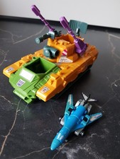 Transformers G1 "Anti-Aircraft Base" von 1989 mit Besatzung ( Micromaster )