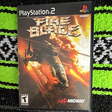 Midway FireBlade PS2 Complete Case Manual Action Helicopter T NTSC-U/C 2002