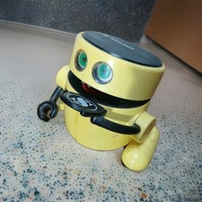 Vintage Robie The Banker Robot Bank by Radio Shack-Yellow/Black- NOT WORKING