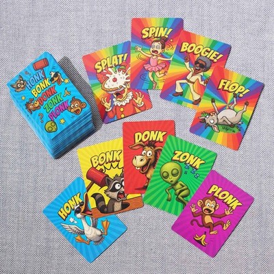 Honk Bonk Party Card Game Fast Funny Family Game Night Kids Adults Teens Class