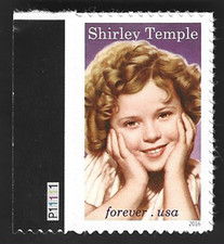Sc#5060 47c Shirley Temple - Child Actress - MNHOG S/A forever with Plt. # - A-2