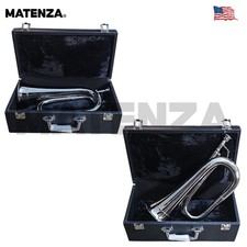 Matenza Store - Silver Plated Bb Bugle Tunable British Army Military Style Horn