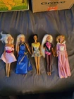 VTG. Barbie Lot 5 90s Dolls