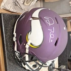 Minnesota Vikings Signed  Theilan Football Helmet Riddell Sports Authenticated