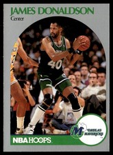 1990-91 Hoops James Donaldson Dallas Mavericks #85