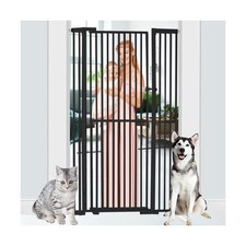 71 inch Extra Tall Pet Gate, Extra Wide 29.92"- 43" Adjustable Dog ... Fast Ship