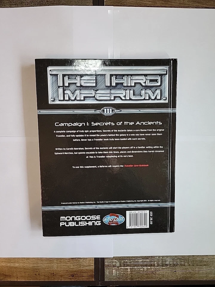 Traveller Campaign 1: Secrets of the Ancients 2012 Mongoose - Image 2 of 4