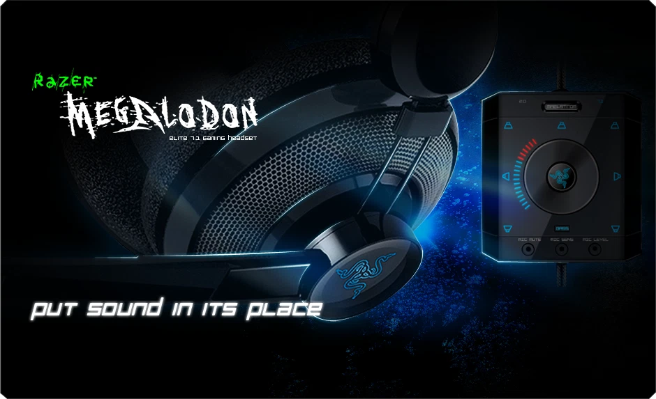 Razer Megalodon - 7.1 Gaming Headset - USB + Custodia Originale Razer - Immagine 4 di 4