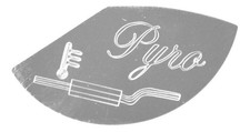 Gauge Emblem For Peterbilt Isspro Pyro Pyrometer 13 Moon Stainless Pb-2021