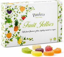Pimlico Vegan Fruit Jellies Sweets | Candy Gift Box with Natural Fruit Jelly Swe