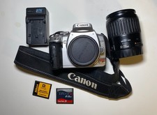 Canon EOS Rebel XTi 10.1mp Digital SLR with EF/EF-S 80-200mm lens WORKS