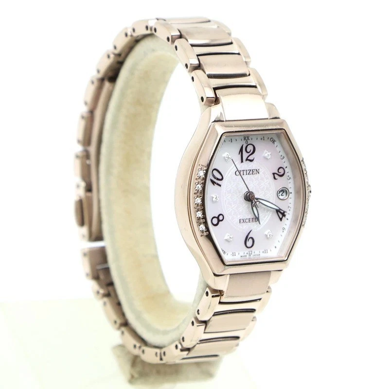 Reloj Pulsera Citizen Exceed H060-T024238 Blanco Eco-Drive Titanio Reloj Usado Japón Foto 2 de 4