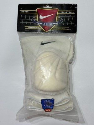Nike Volleyball Bubble Knee Pads Adult Unisex White/Black S/M One Pair