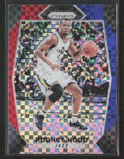 Rodney Hood 2017-18 Panini Prizm #111 Prizms Red White and Blue Utah Jazz