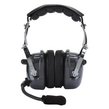 Black Head Mount Aviation Noise Reduction Hea...