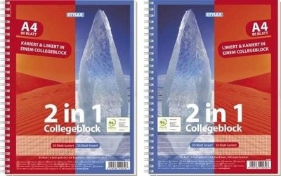 Stylex DIN A4 Spiral College Pad 1