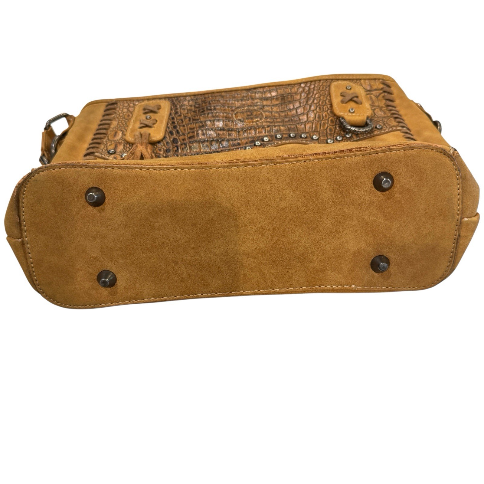 Trinity Ranch Tooled Collection Embossed Carmel C… - image 9