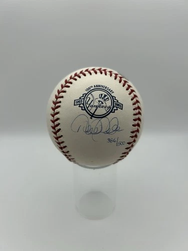 Derek Jeter Signed 100th Anniversary Baseball Yankees MLB & Steiner Certified